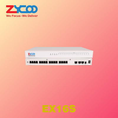 Passerelle analogique 16 X RJ11 FXS Ip 2 X 10/100Mbps avec toutes les extensions IP