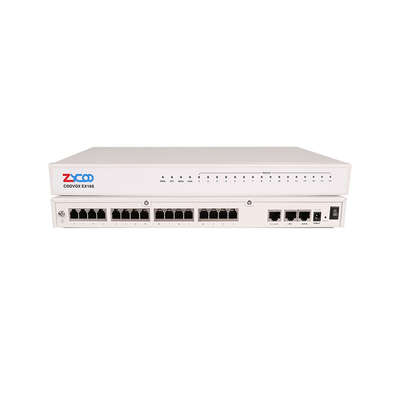 2 X 10/100Mbps VoIP Gateways FXS Expansion Voip Phone Box pour téléphones analogiques