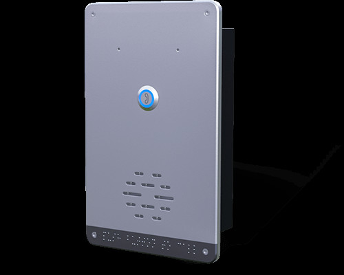 Aluminium résistant à la corrosion d'interphone basé par Ei-A05 SIP avec le bouton simple