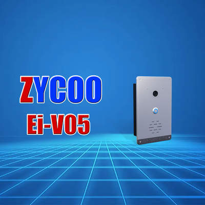 Couleur argent du système d'interphone Zycoo Poe pour les établissements de vente au détail