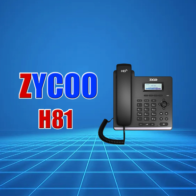 EN 55032:2015 Téléphone de bureau VoIP avec écran couleur LCD 2,8 pouces 320x240