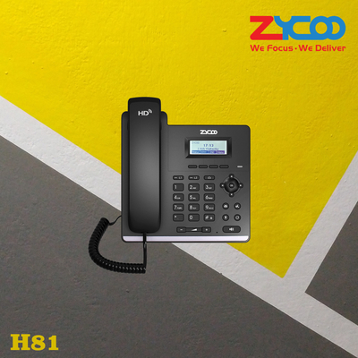 Voip 4.3W de téléphone de bureau de CC 5V/0.6A Wifi pour des employés d'entreprise